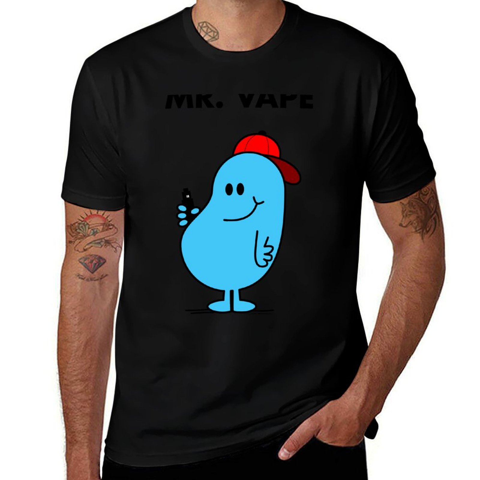 Quick Vape - Kaos Mr.Vape Kaos Olahraga Musim Panas