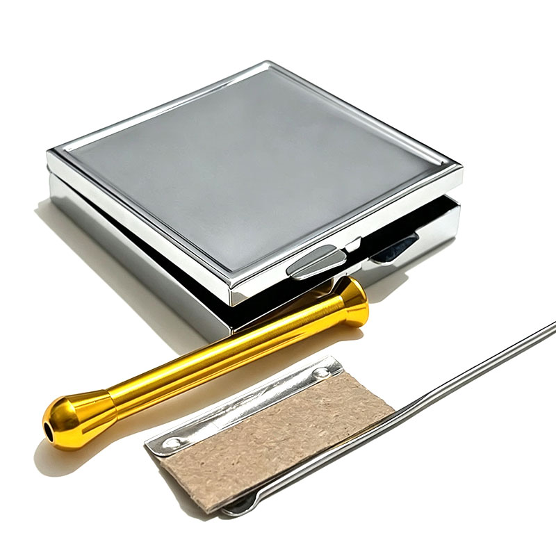 Smoking & Vaping Accessories - 1 Set Perlengkapan Rokok Logam Portabel,