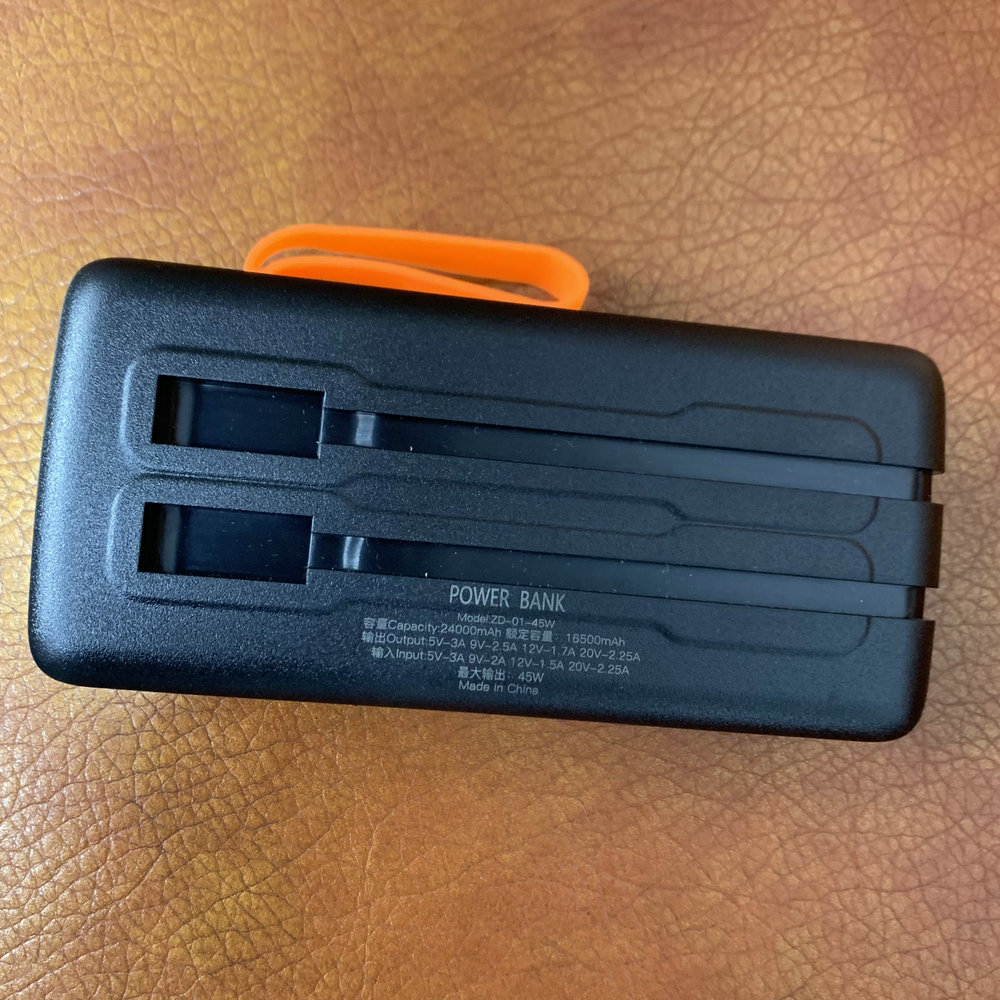 Battery Case Storage - Casing Power Bank 45W untuk Macbook