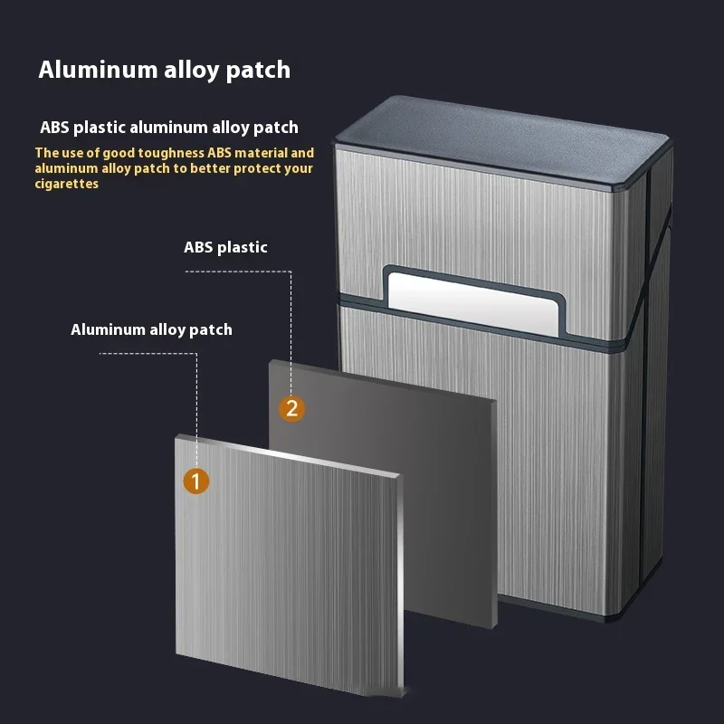 Kotak Rokok Aluminium Tipis Po - Smoking & Vaping Accessories ulasan dan harga