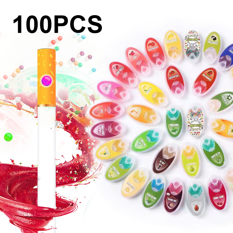100pcs Kapsul Rasa Buah Segar  - Smoking & Vaping Accessories ulasan dan harga