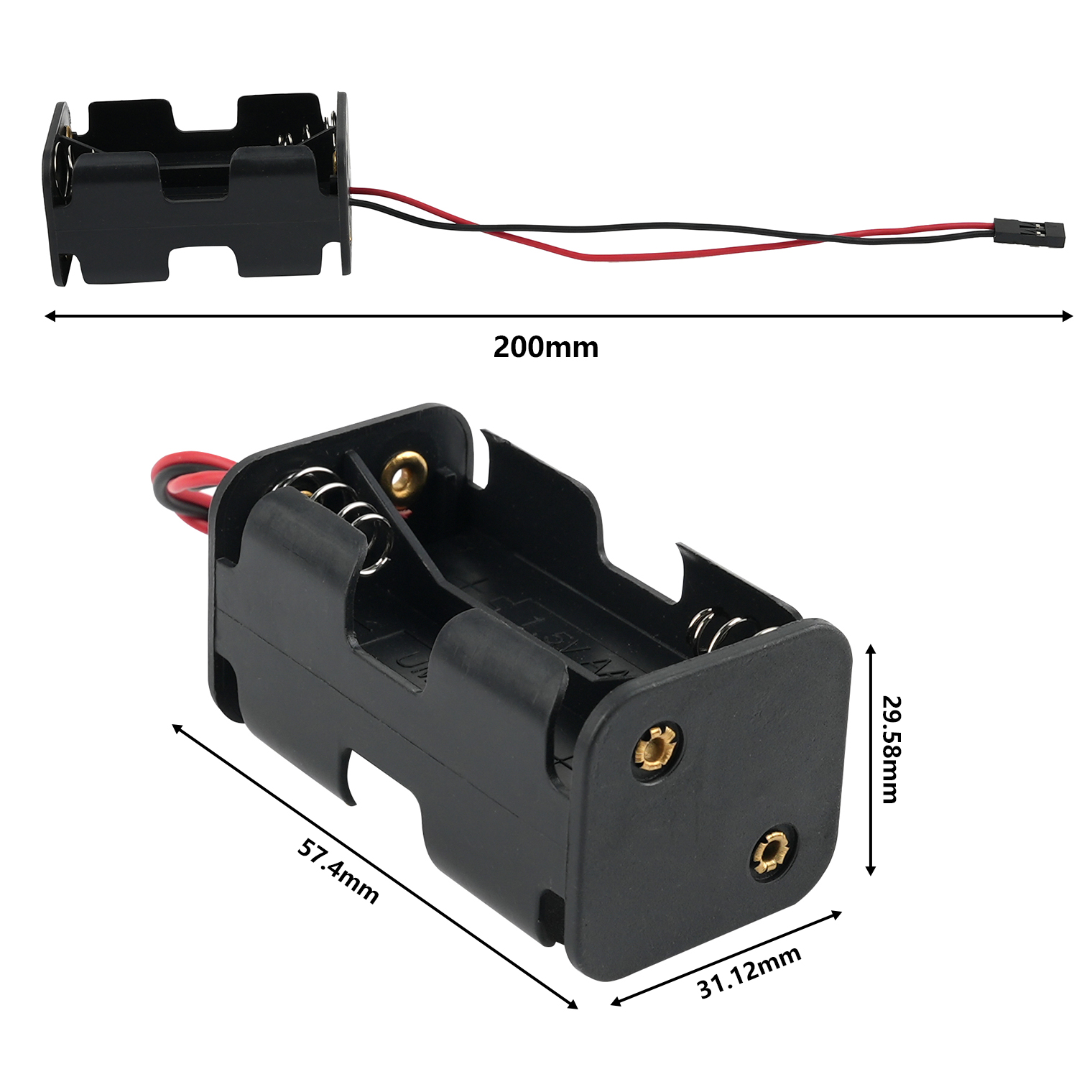 RCmall 3CH ESC Servo Tester G. - Battery Case Storage ulasan dan harga